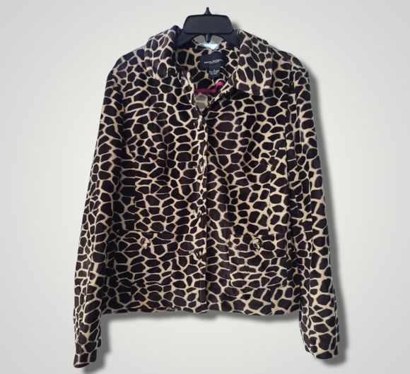 Meryl Diamond giraffe print jacket - Picture 1 of 5